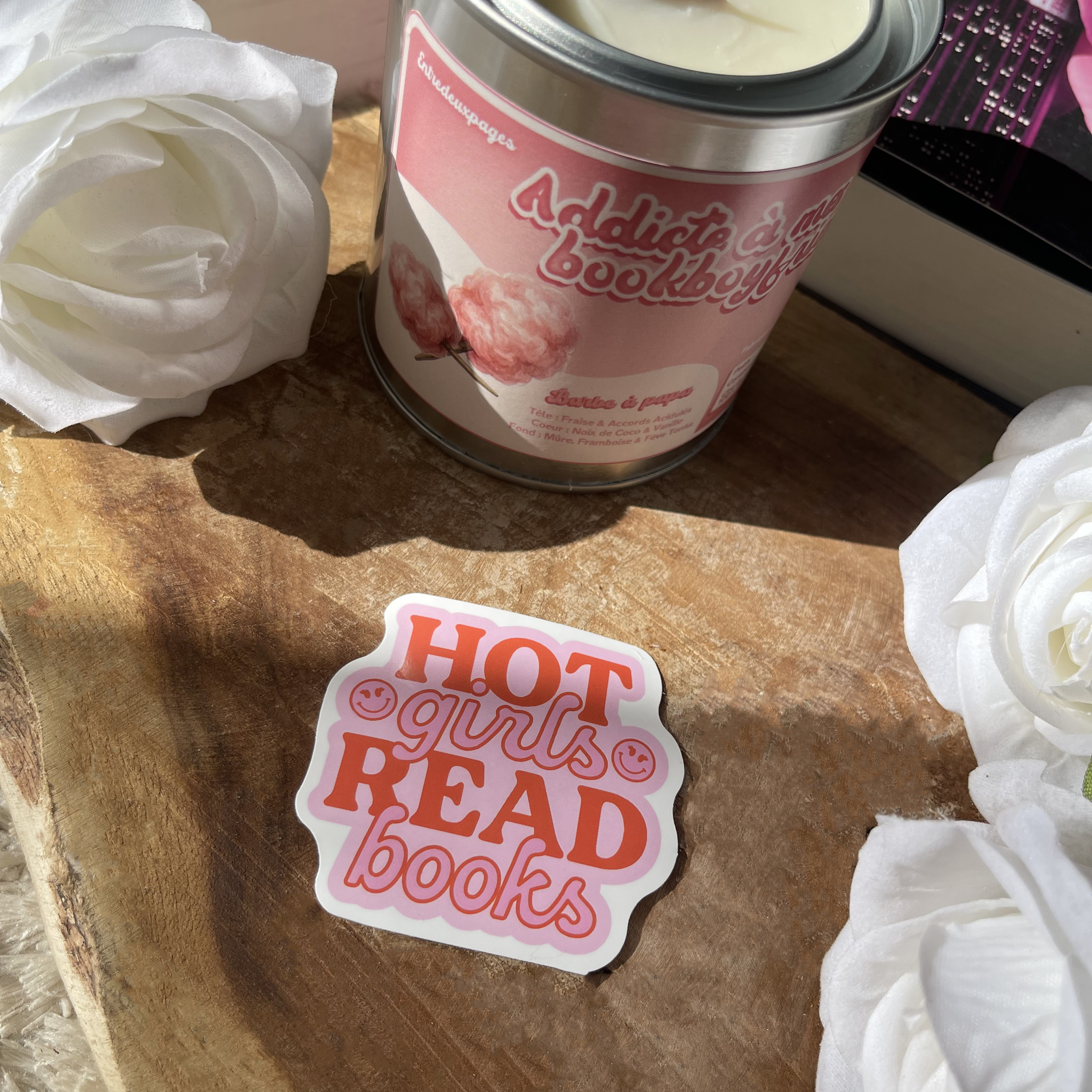 Hot girls read books - Sticker individuel