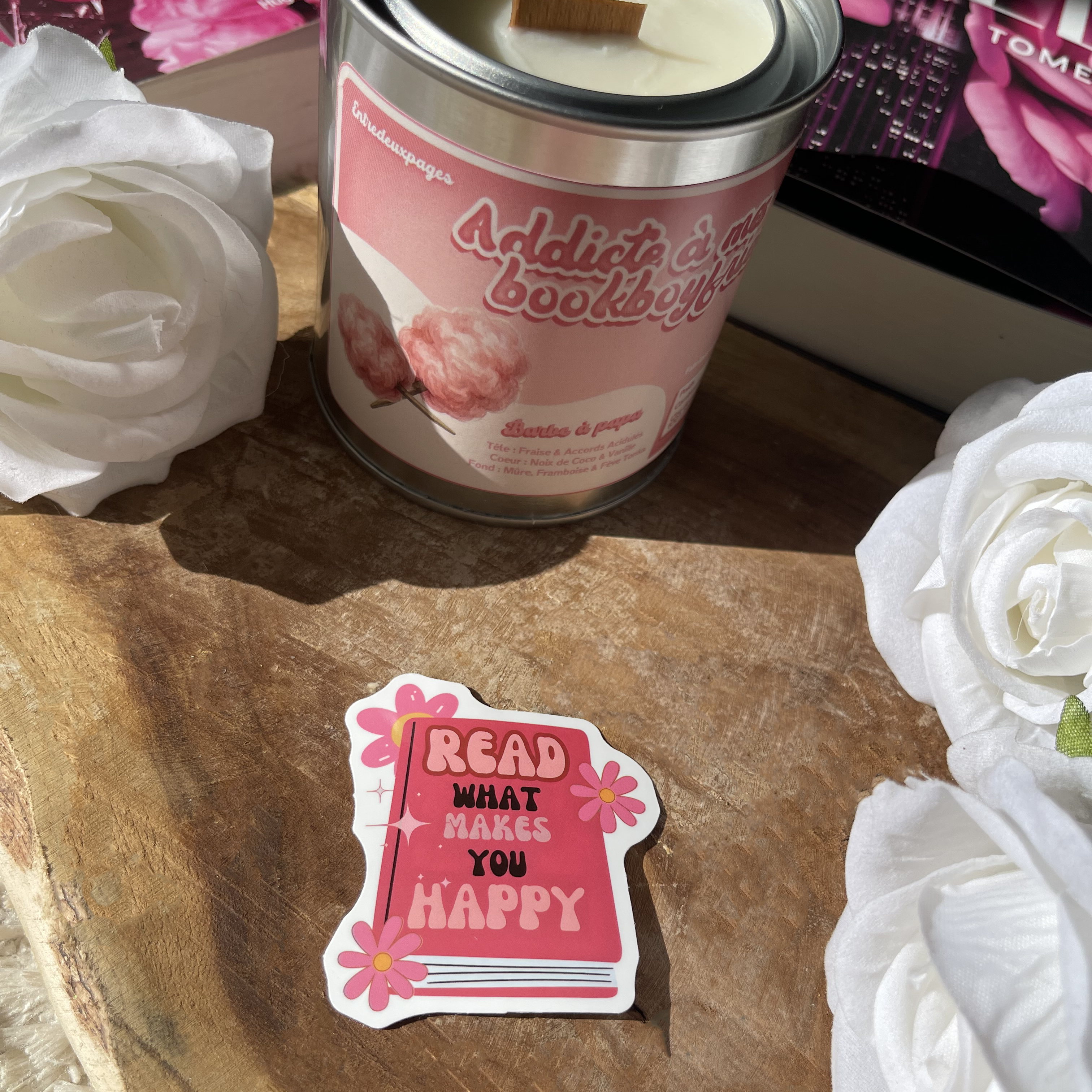Read what makes you happy - Sticker individuel