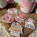 Reading is my jam - Pack de 5 Stickers