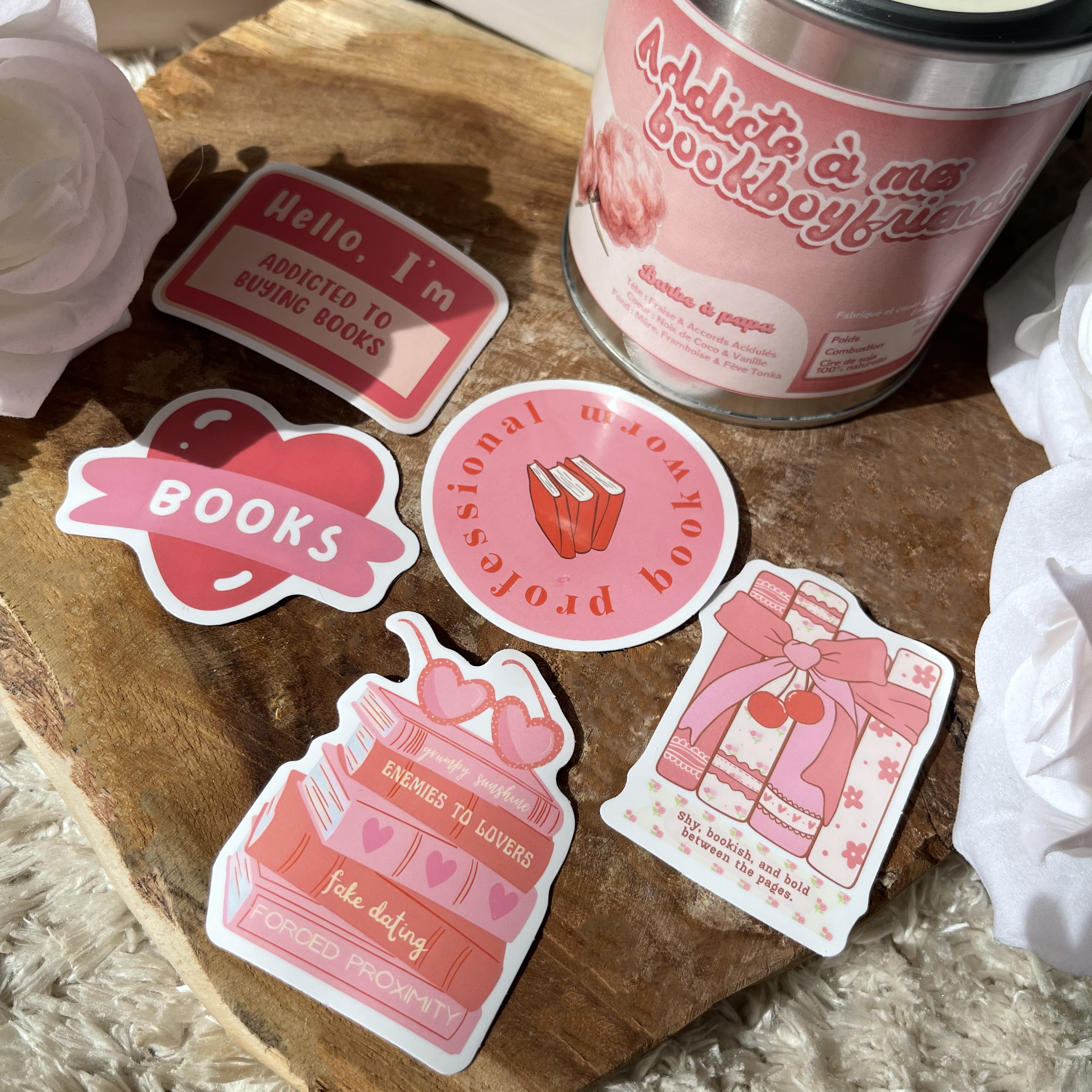 Professionnal bookworm - Pack de 5 Stickers