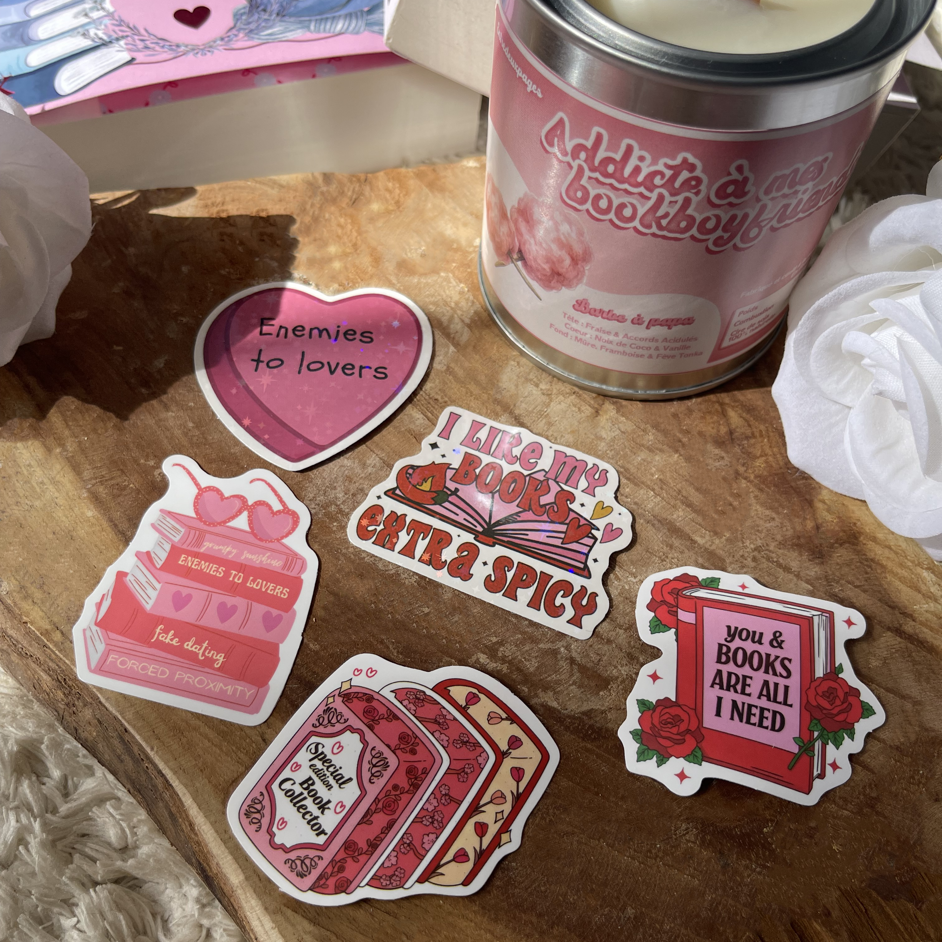 Enemies to lovers - Pack de 5 Stickers