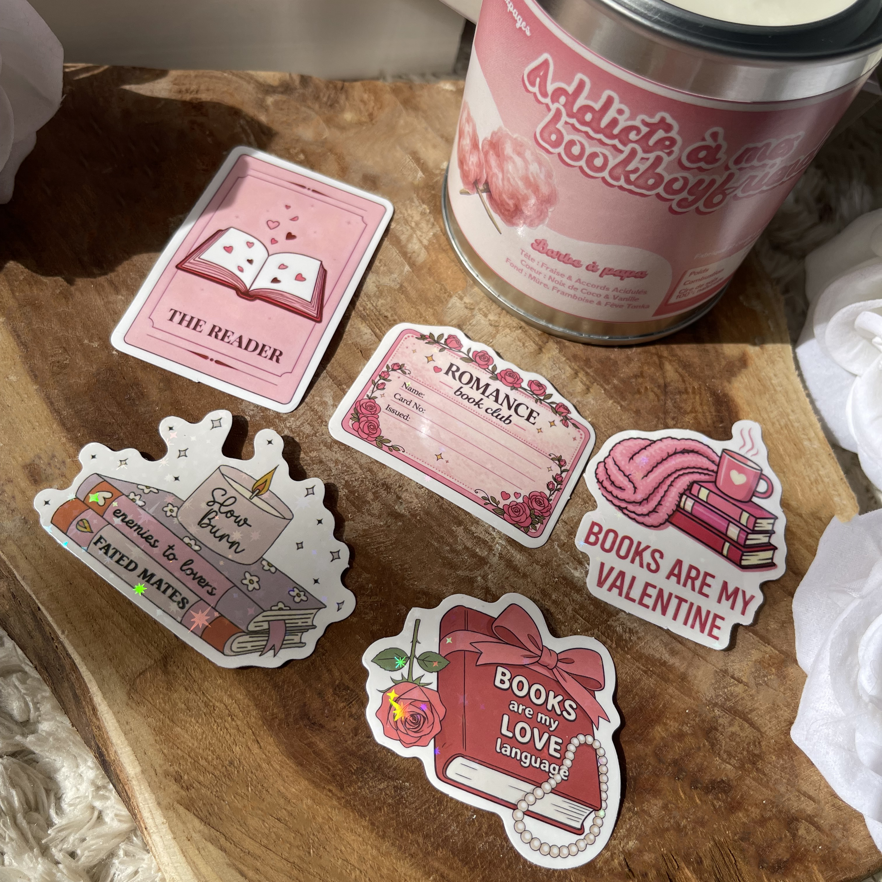 Slow burn - Pack de 5 Stickers