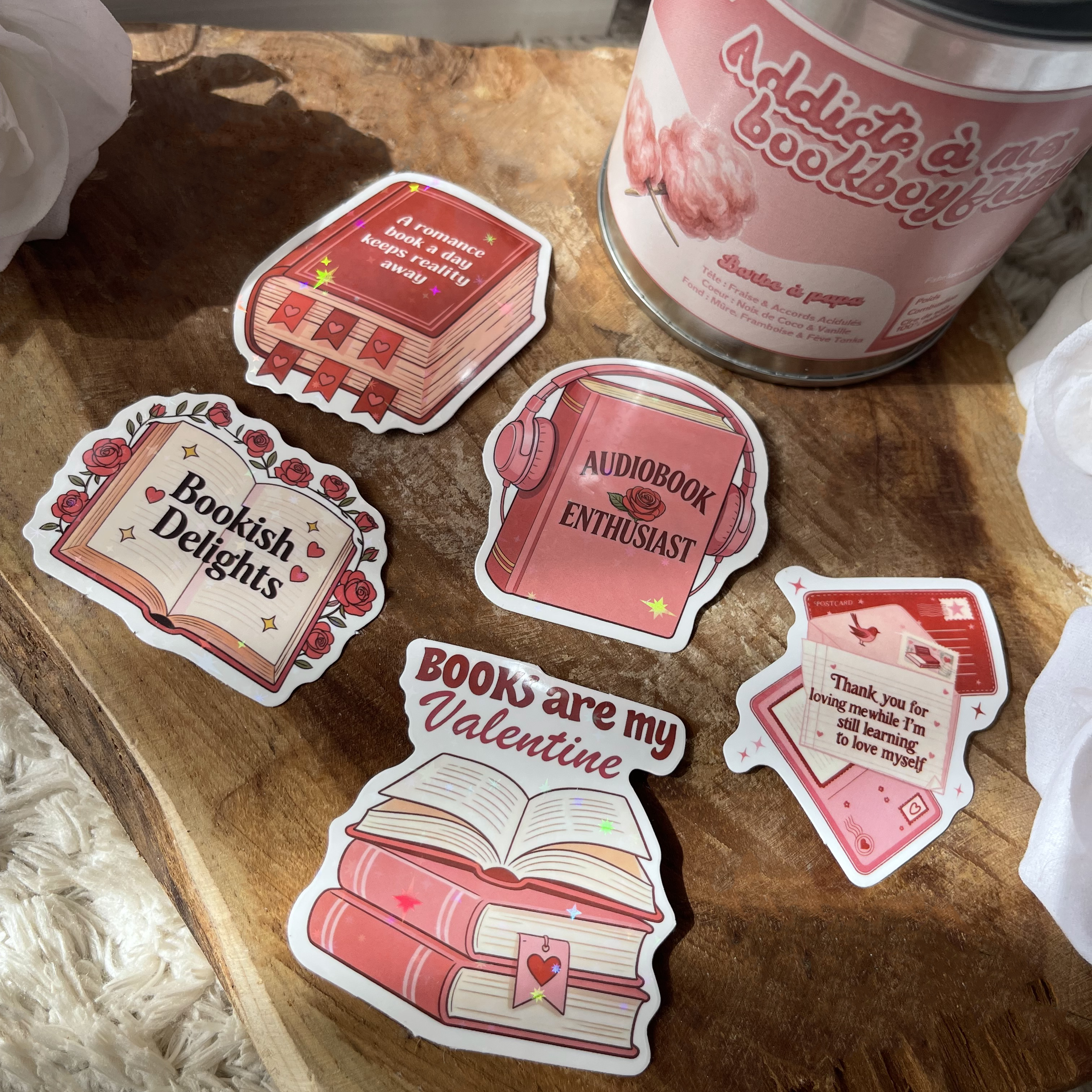 Bookboyfriend - Pack de 5 Stickers