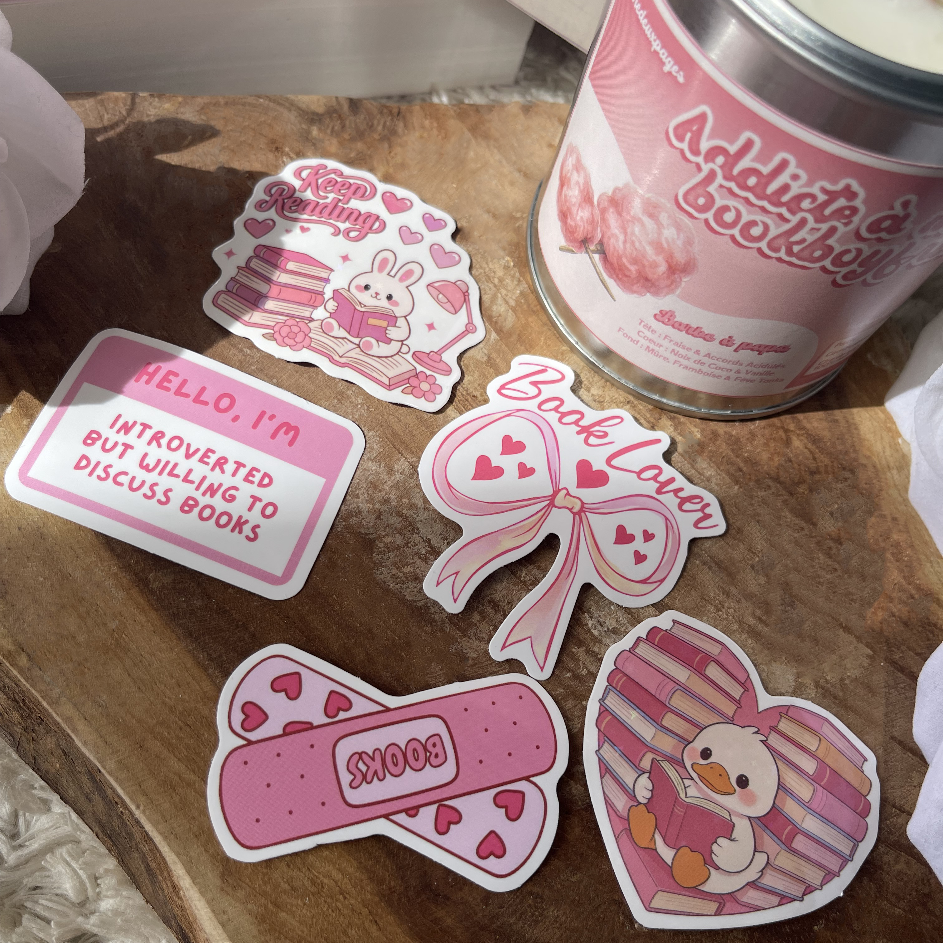Keep reading - Pack de 5 Stickers