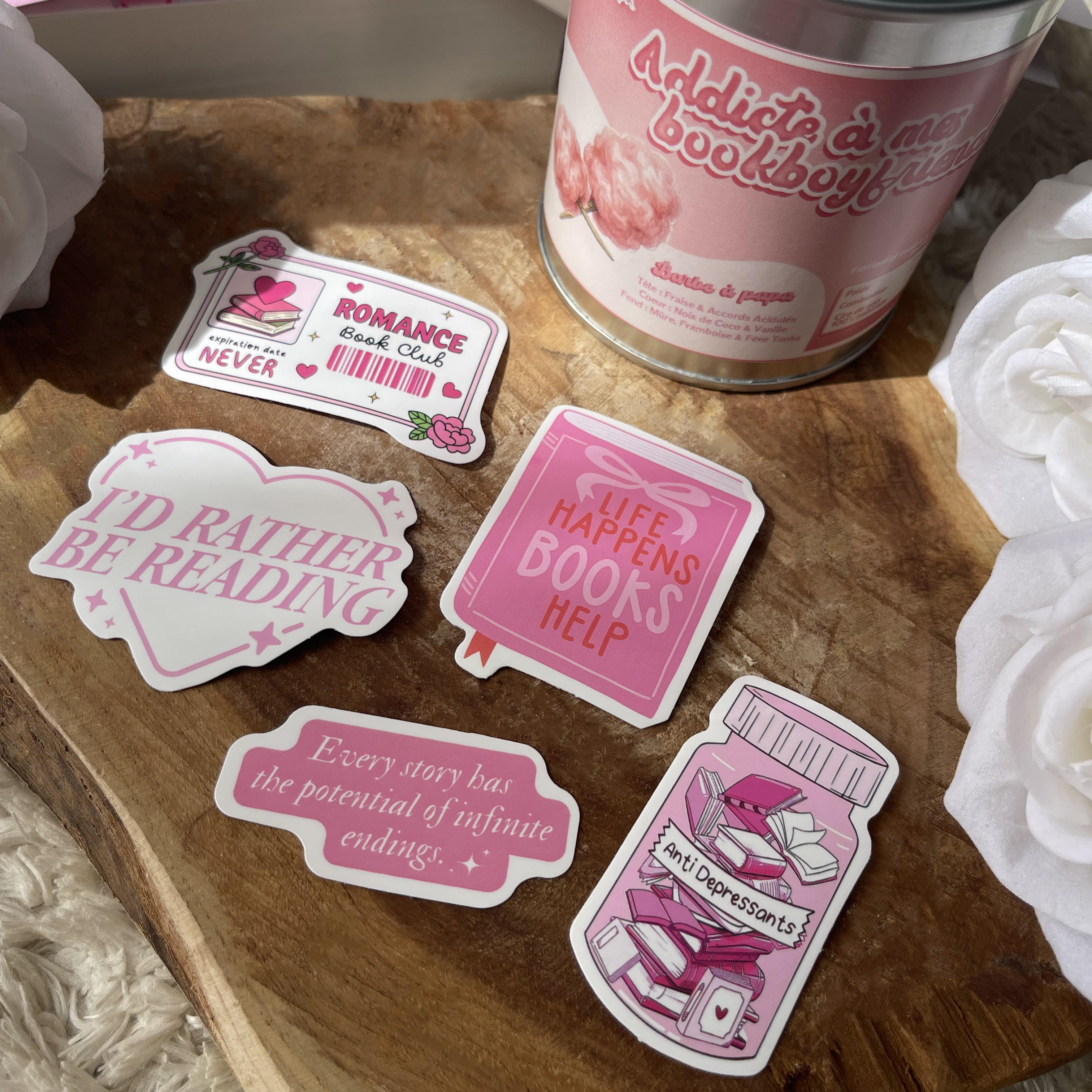 Romance book club - Pack de 5 Stickers